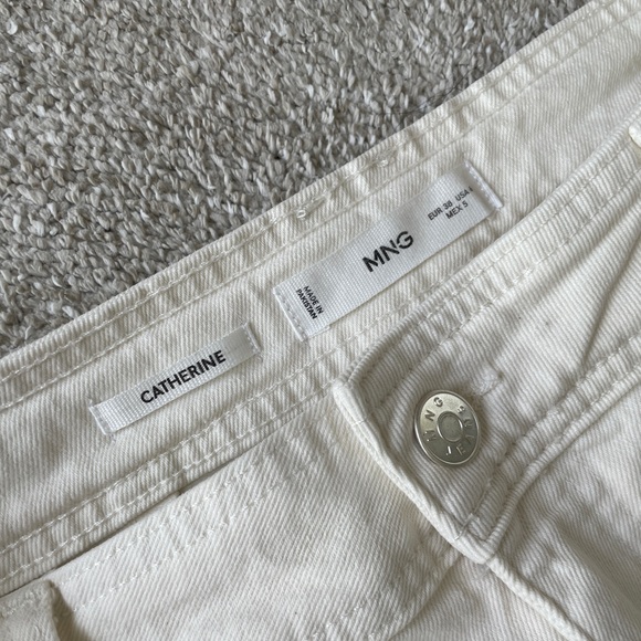 Mango white denim jeans Catherine - Picture 2 of 4